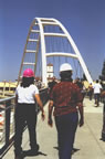 Clark Steel - SDSU Trolley Pedestrian Bridge (35kb)